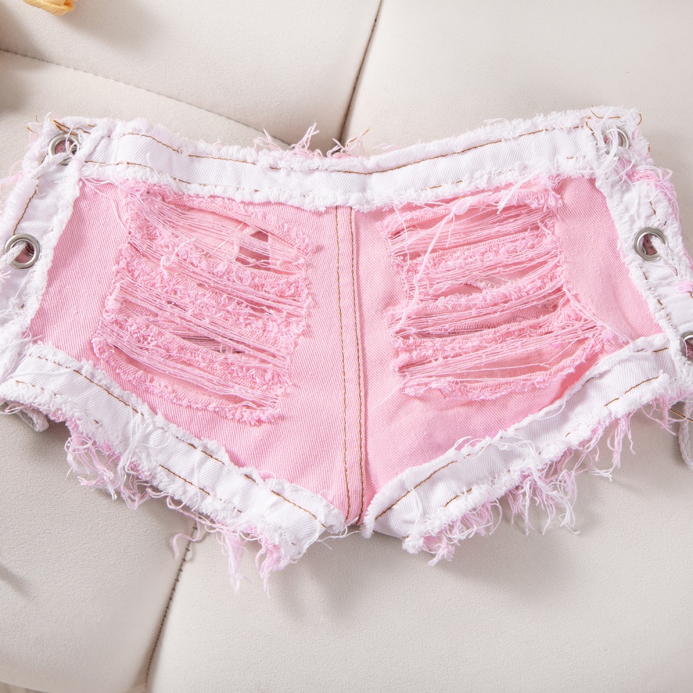 Holes nightclub shorts sexy short jeans for women