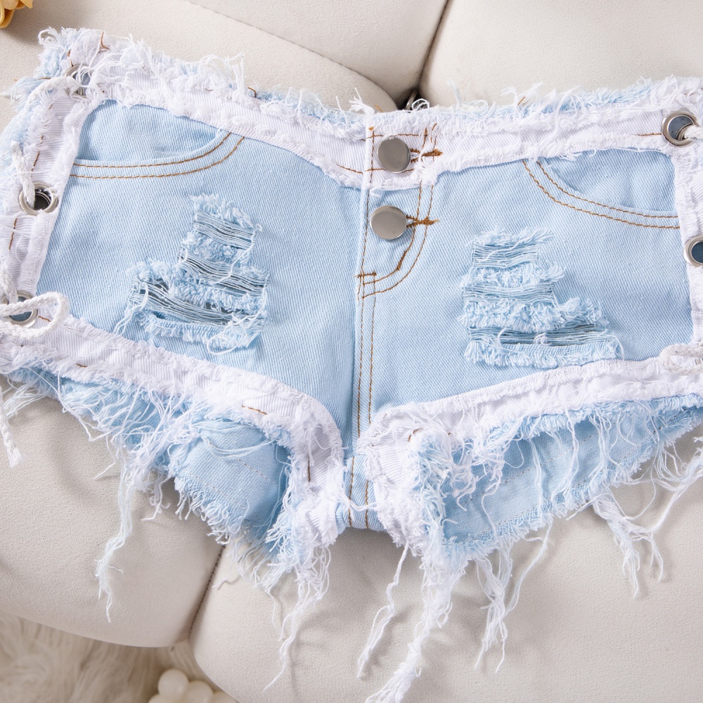 Holes nightclub shorts sexy short jeans for women