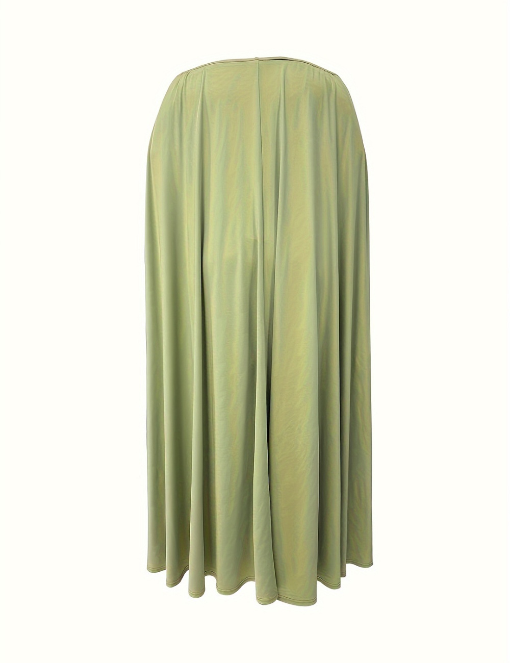 Flat shoulder slim cloak European style dress for women