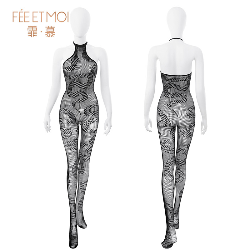 Perspective enticement panty hose jacquard stockings