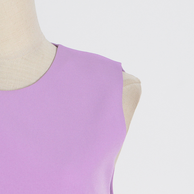 Casual fashion pure tops temperament summer vest for women