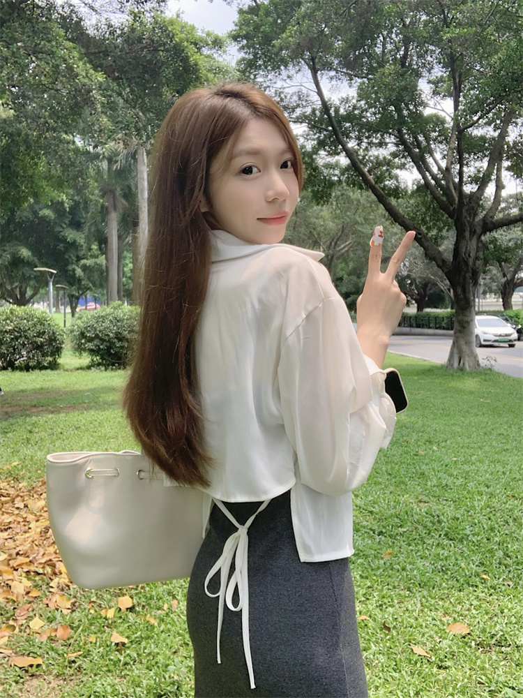 Outside the ride thin back bandage smock ice silk sunscreen coat
