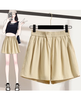 Large yard Casual slim all-match high waist shorts for women