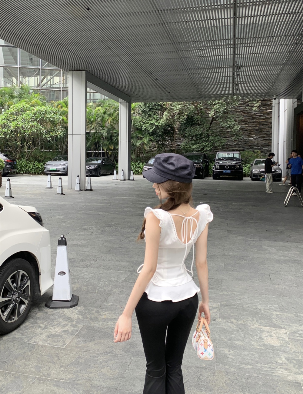 High waist hip raise shirt boats sleeve slim yoga pants