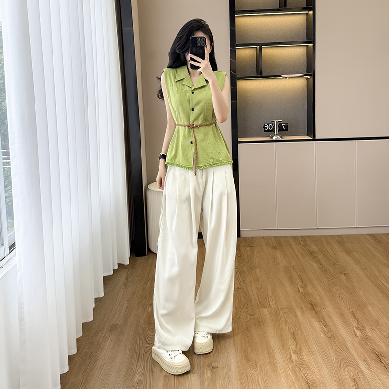 Shoulder pads shirt business suit for women