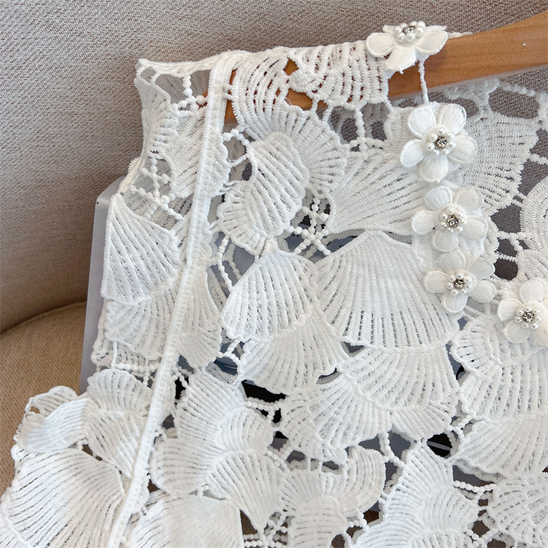 Hollow crochet tops summer large yard waistcoat for women