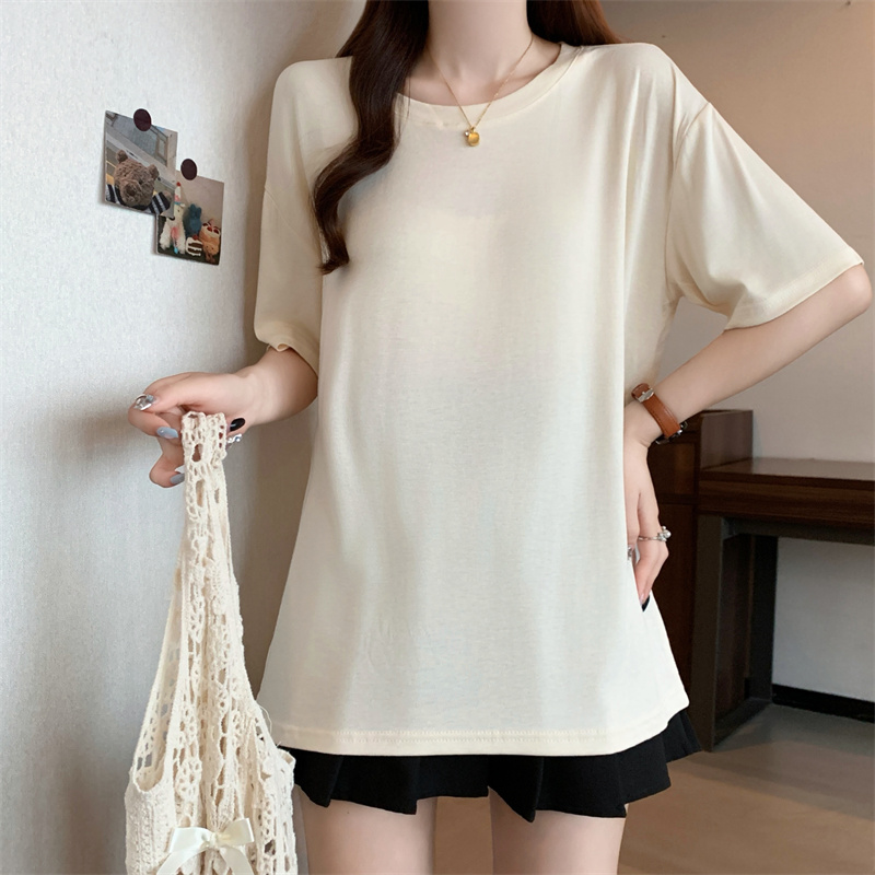 Chanelstyle T-shirt Cover belly tops a set for women