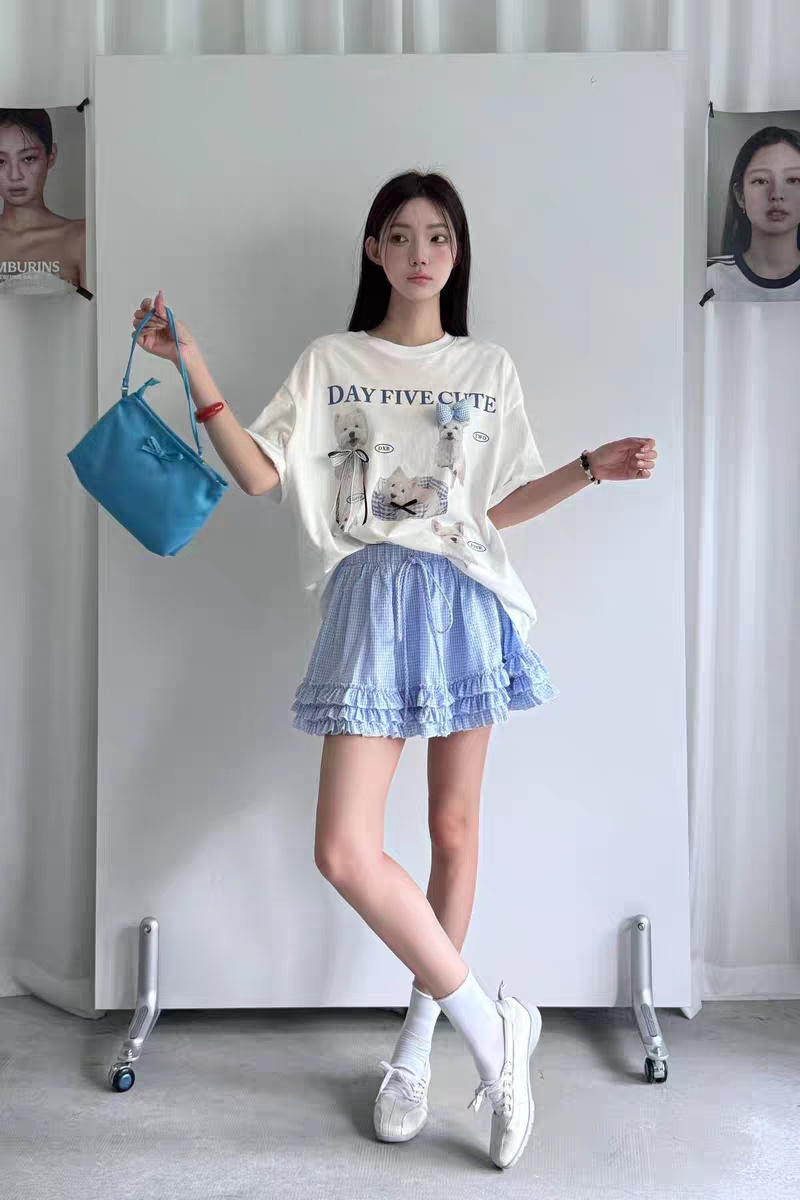 Show young A-line short skirt ballet skirt for women