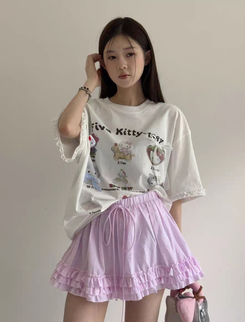 Show young A-line short skirt ballet skirt for women