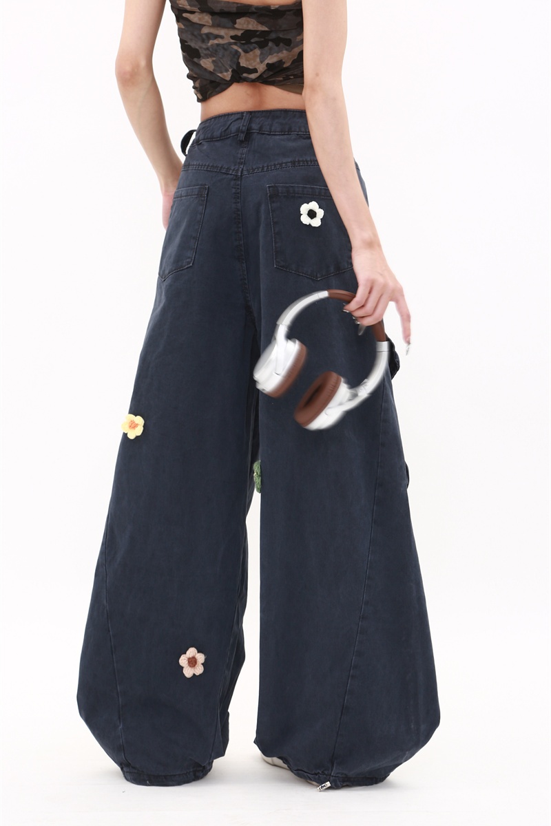 Summer straight work clothing American style retro pants
