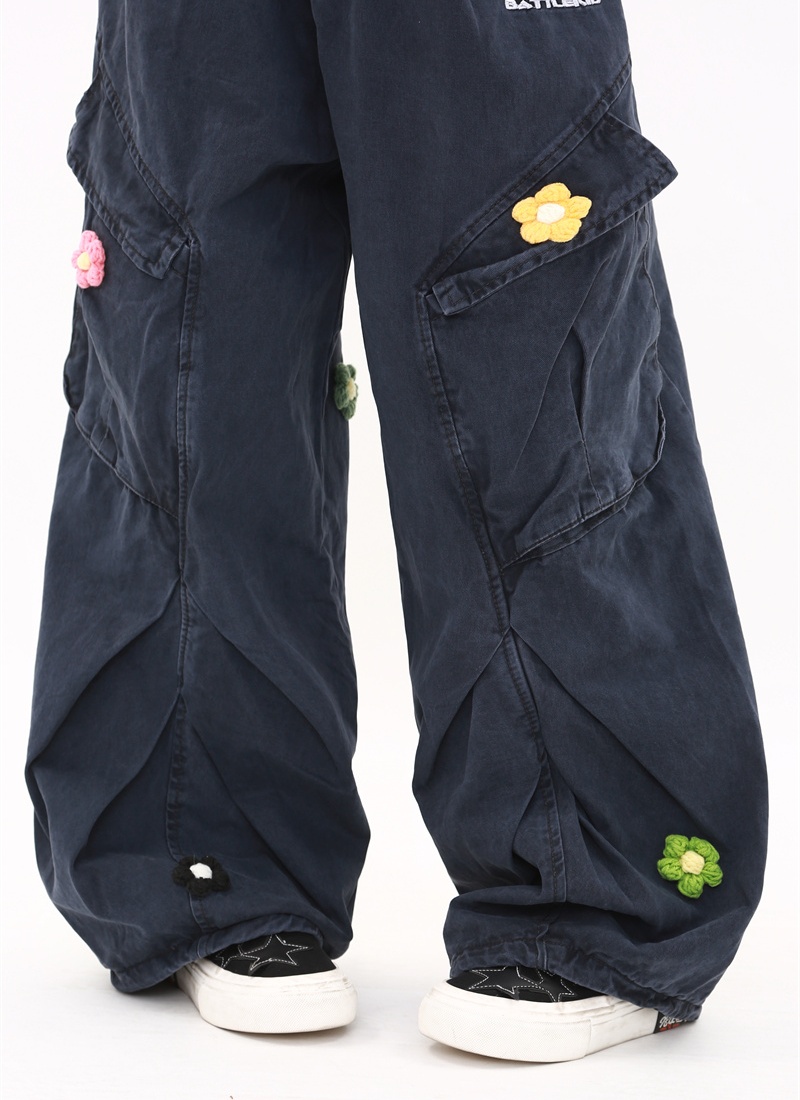 Summer straight work clothing American style retro pants