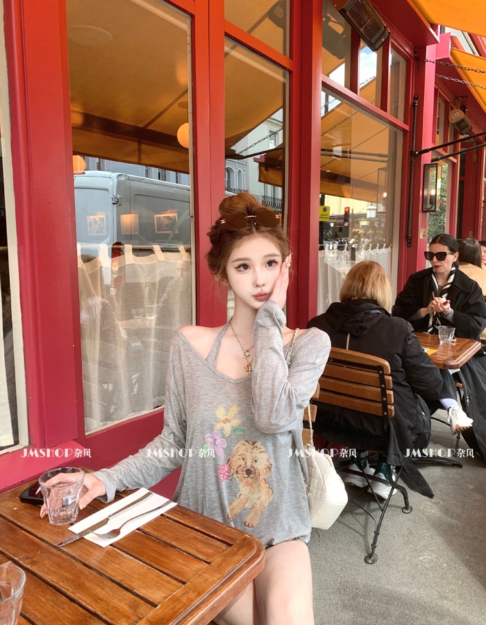 Sunscreen cotton vest long sleeve smock 2pcs set for women