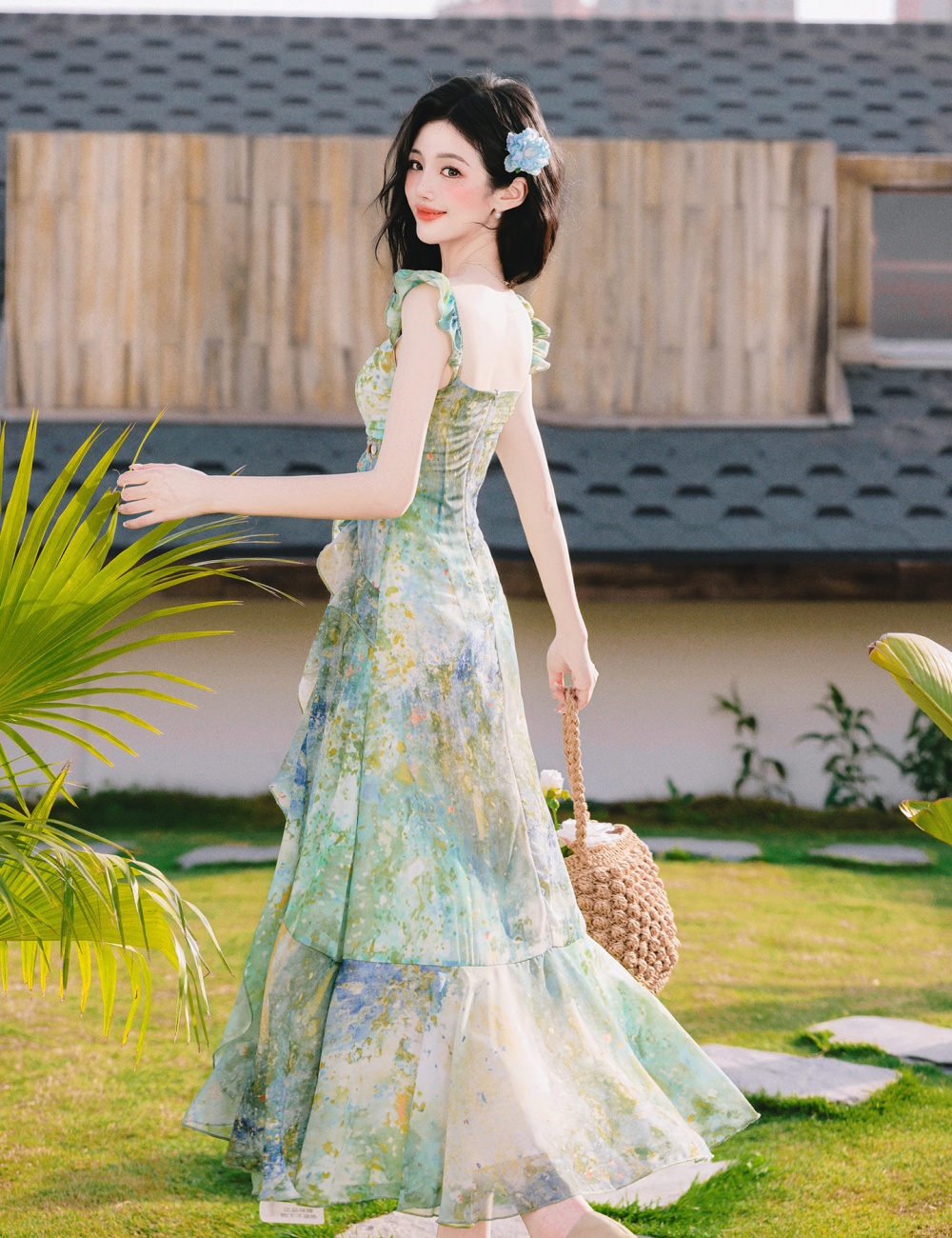 Mermaid vacation sling dress