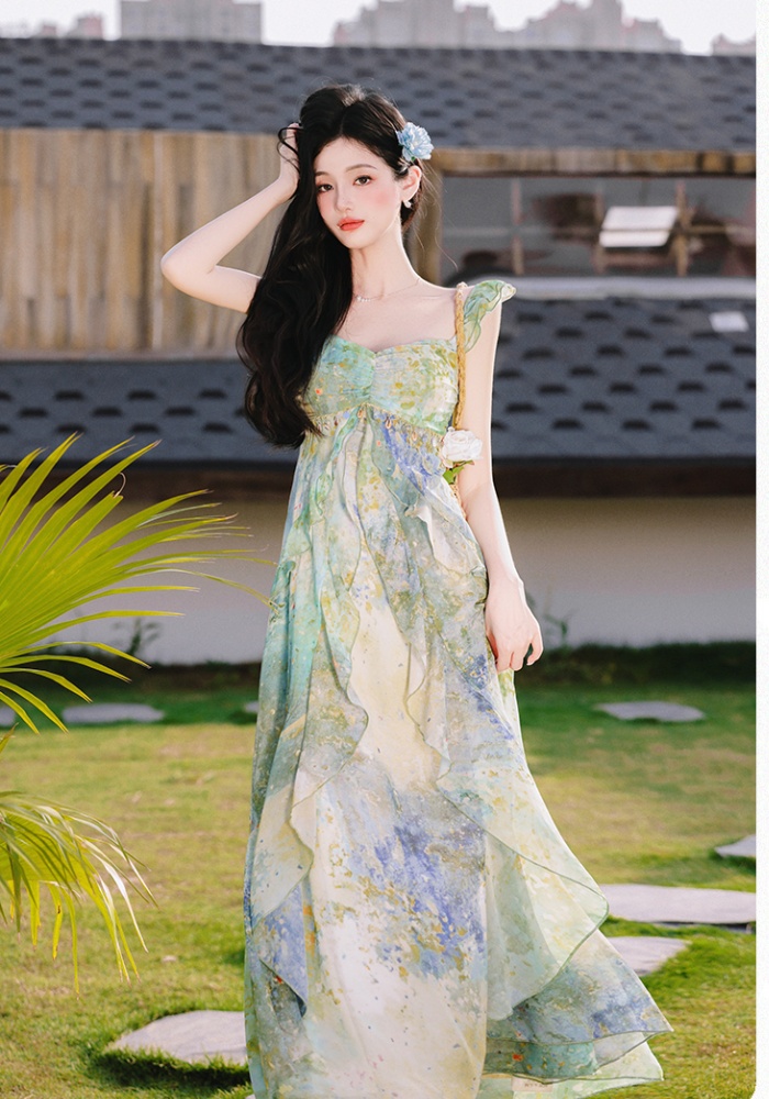 Mermaid vacation sling dress