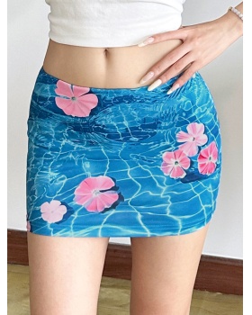 Vacation spicegirl enticement jacquard skirt for women