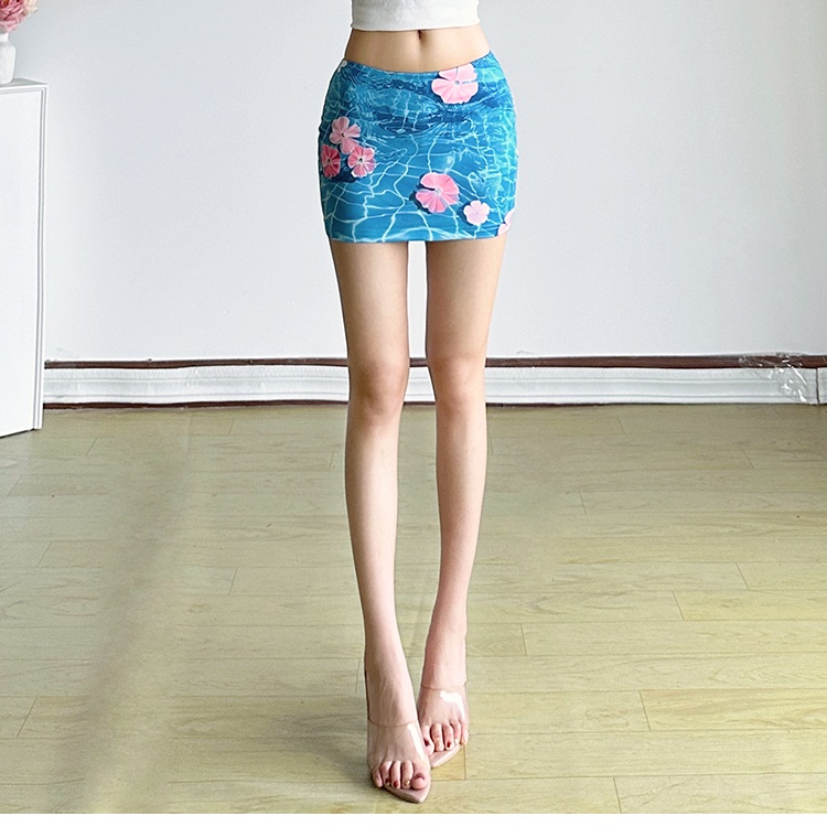 Vacation spicegirl enticement jacquard skirt for women
