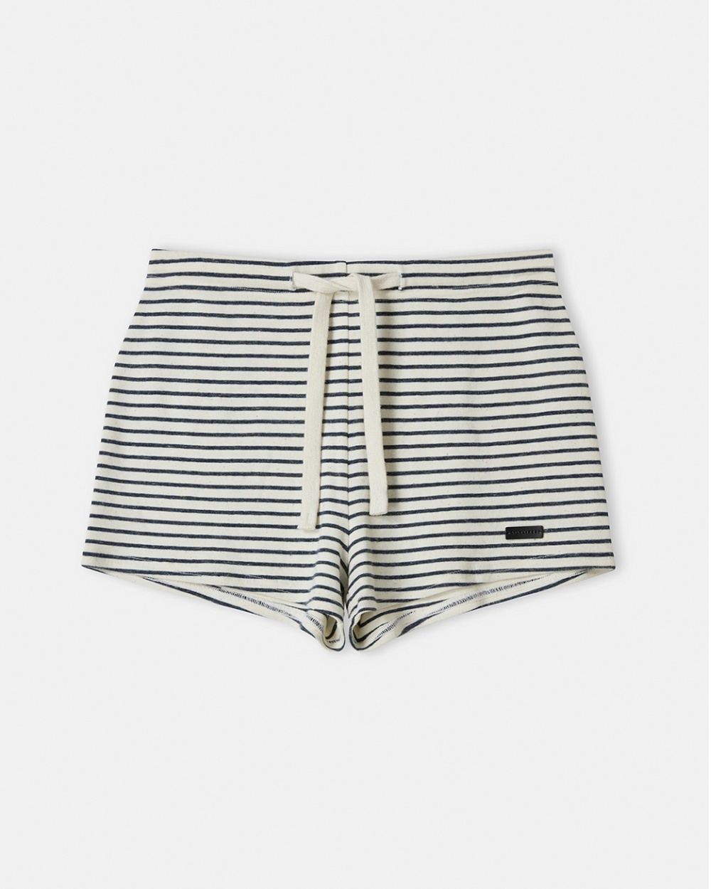 Long sleeve stripe tops spicegirl lazy shorts a set for women