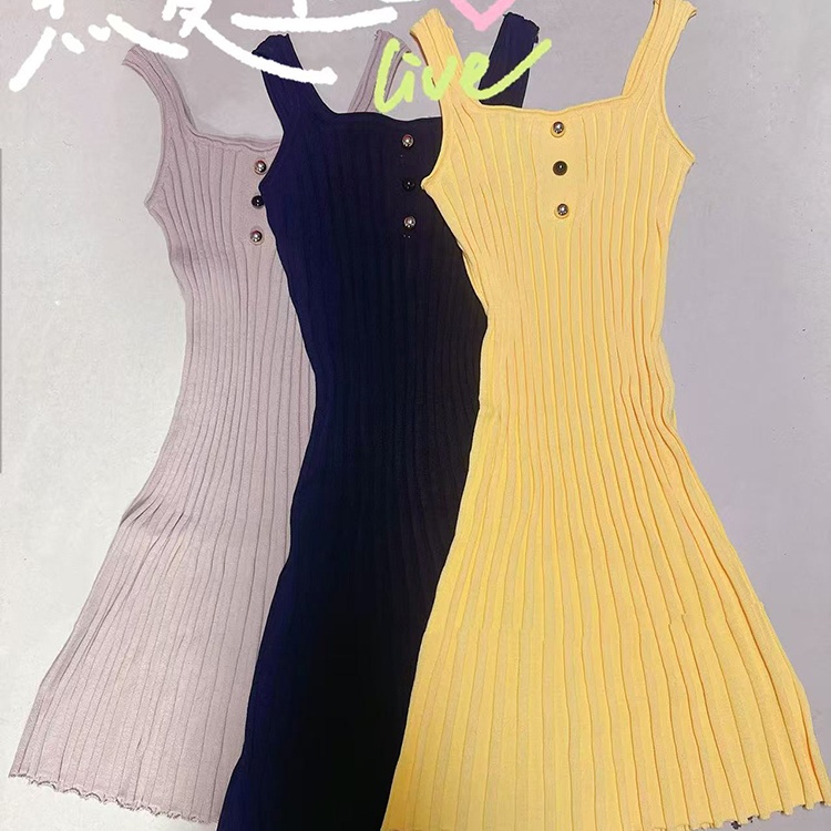 Chanelstyle slim T-back spicegirl enticement dress for women