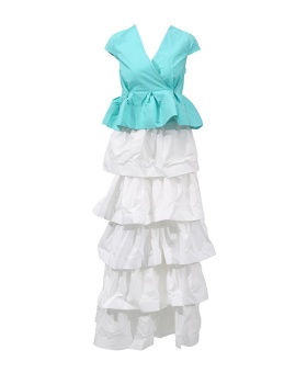 Simple skirt high waist tops a set for women