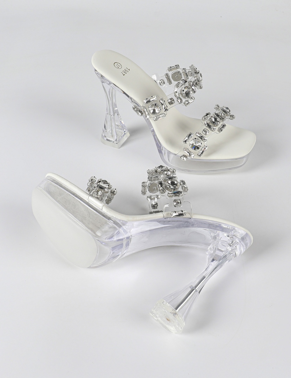 Fashion crystal model nightclub rhinestone sandals