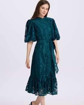 Loose big skirt European style temperament dress
