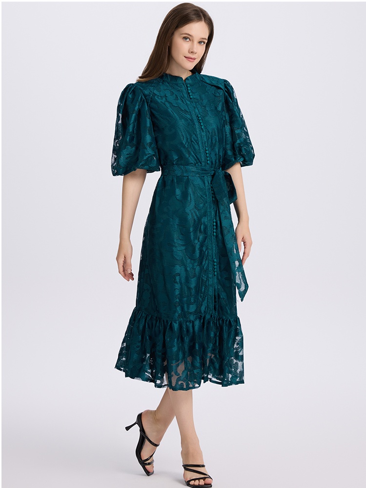 Loose big skirt European style temperament dress