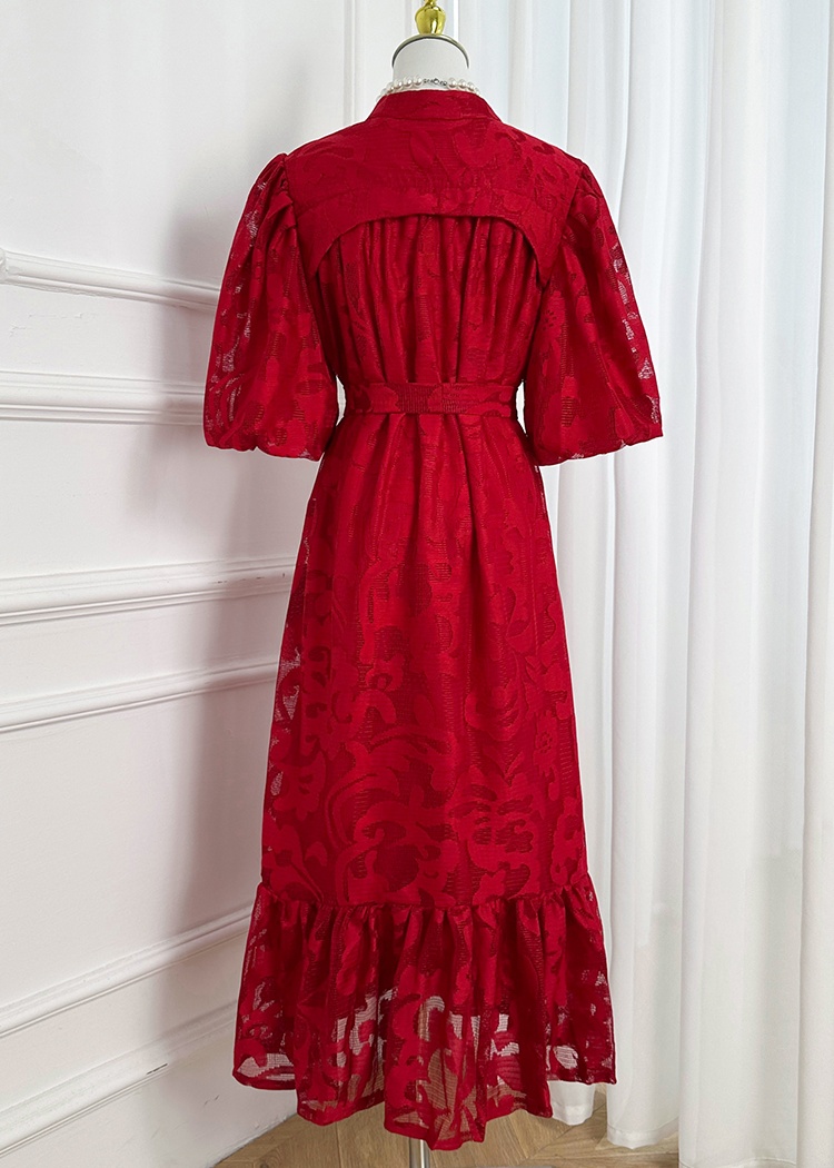 Loose big skirt European style temperament dress
