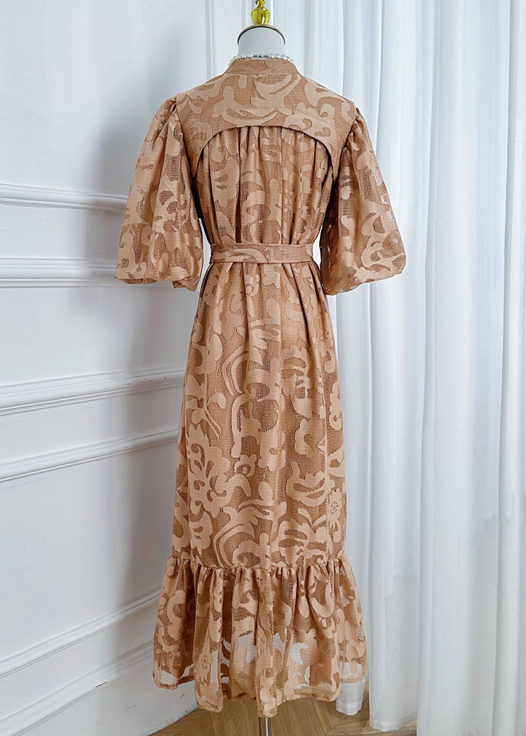 Loose big skirt European style temperament dress