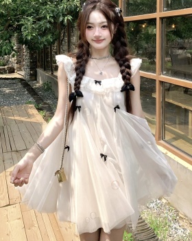 Gauze summer mixed colors doll dress