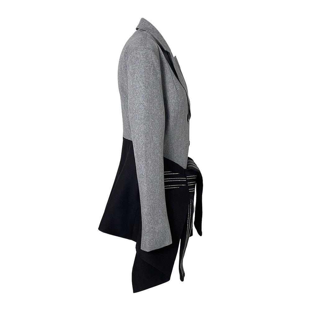 Bandage Casual business suit France style coat for women