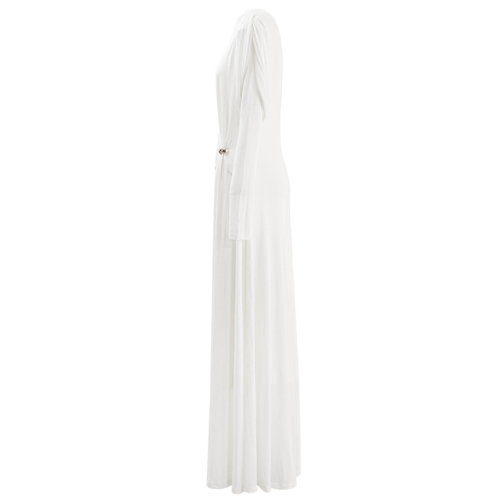 Elasticity temperament dress commuting niche long dress
