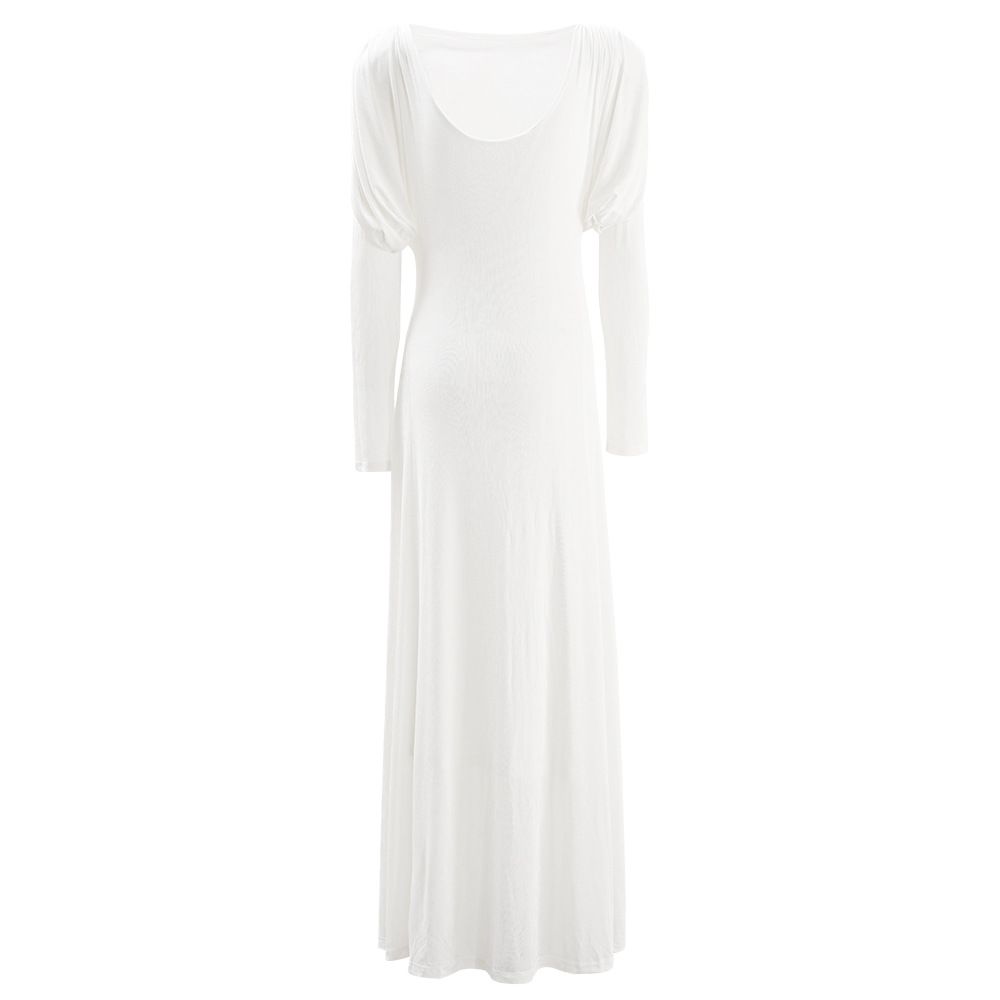 Elasticity temperament dress commuting niche long dress