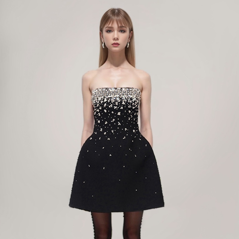 Wrapped chest Sexy underwear formal dress