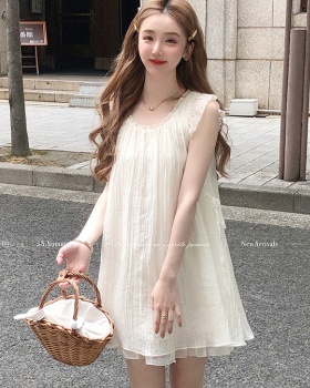 Short maiden boats sleeve dress