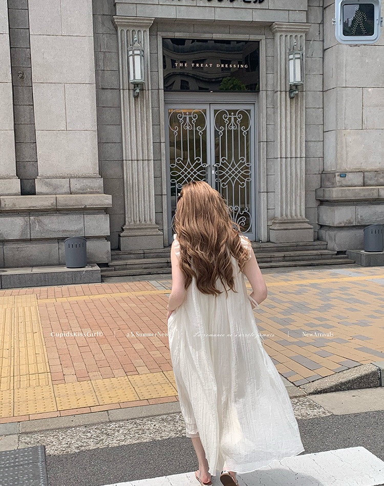 Long maiden boats sleeve dress