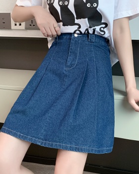 Large yard anti emptied skirt slim A-line short skirt