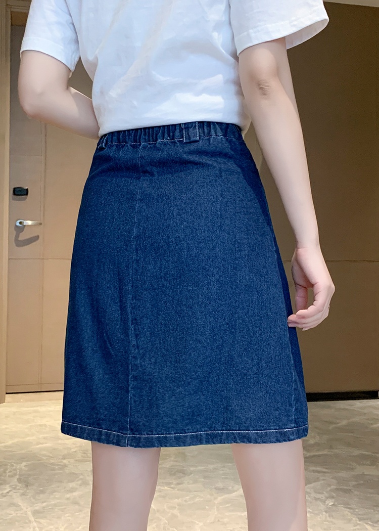 Large yard anti emptied skirt slim A-line short skirt