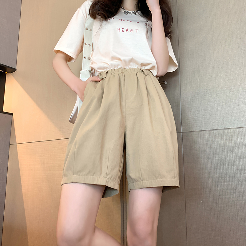 Summer large yard loose high waist thin casual pants