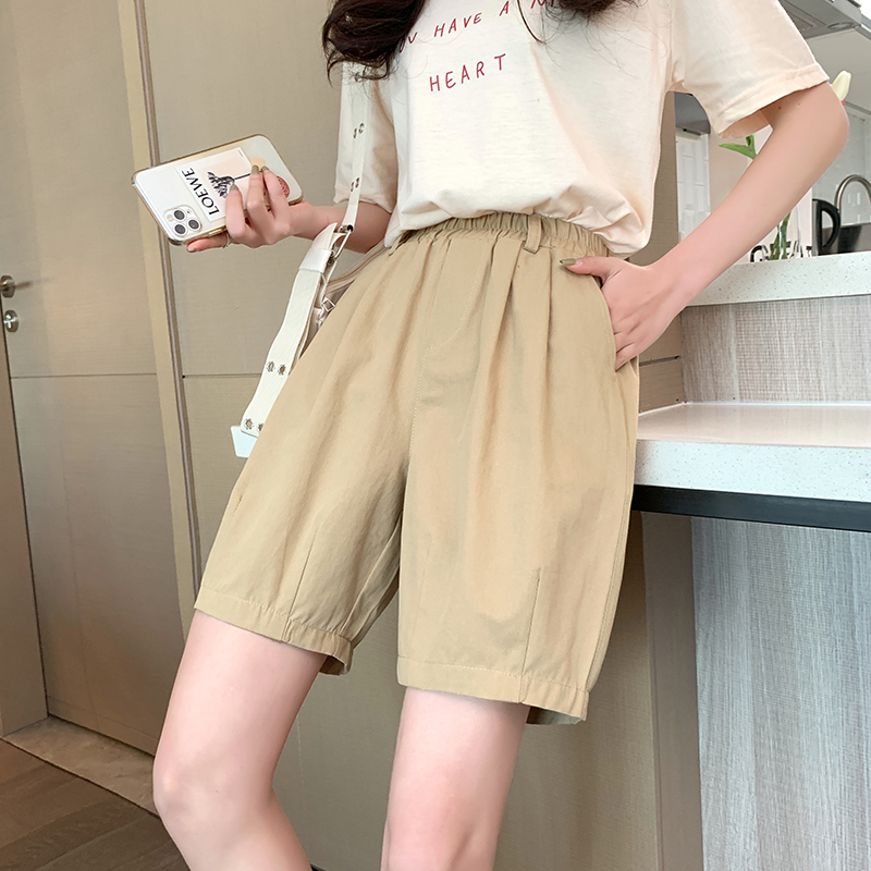 Summer large yard loose high waist thin casual pants