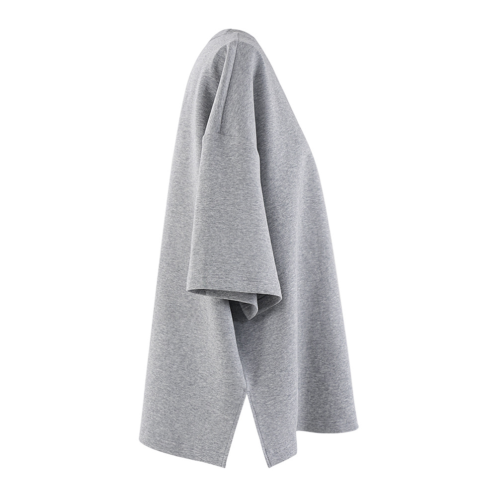 All-match loose shirts round neck T-shirt for women