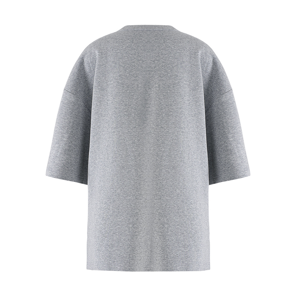 All-match loose shirts round neck T-shirt for women