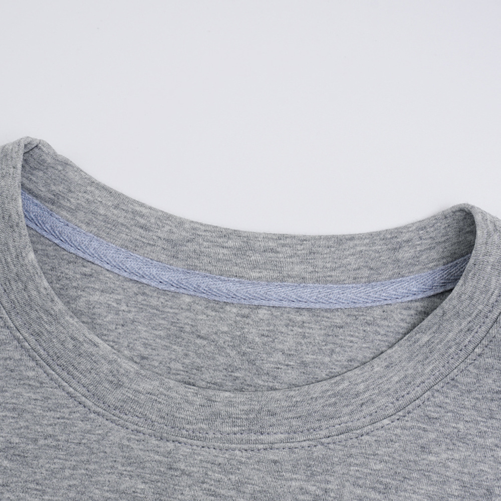 All-match loose shirts round neck T-shirt for women
