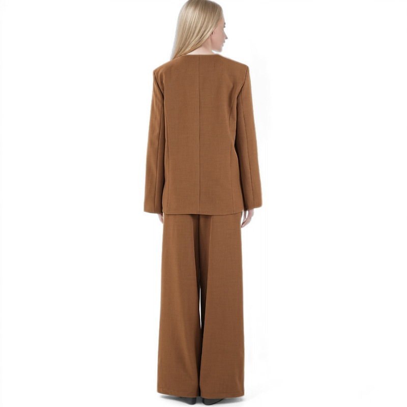 Wide leg pants 2pcs set for women