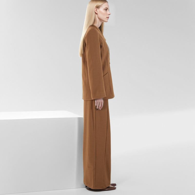 Wide leg pants 2pcs set for women