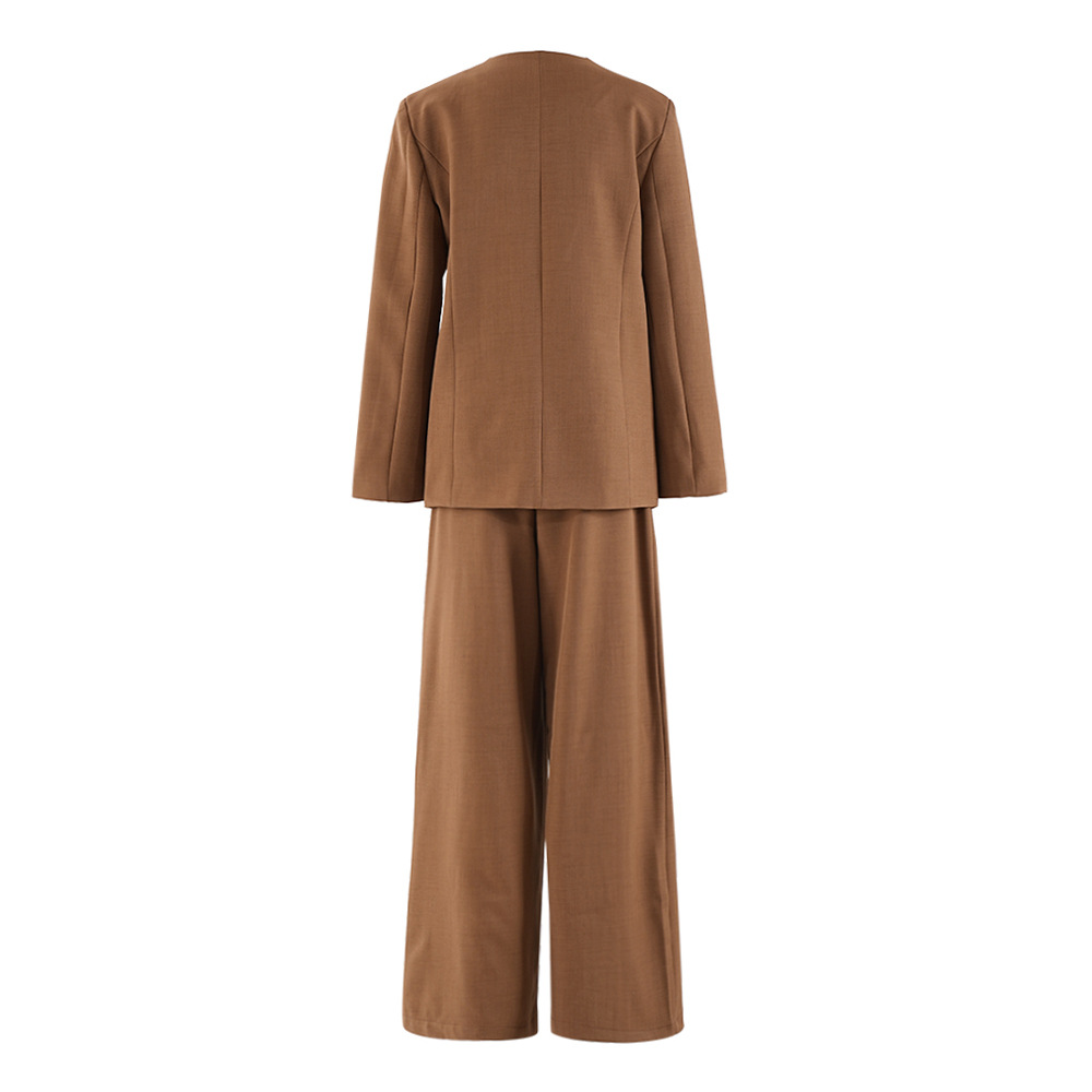 Wide leg pants 2pcs set for women