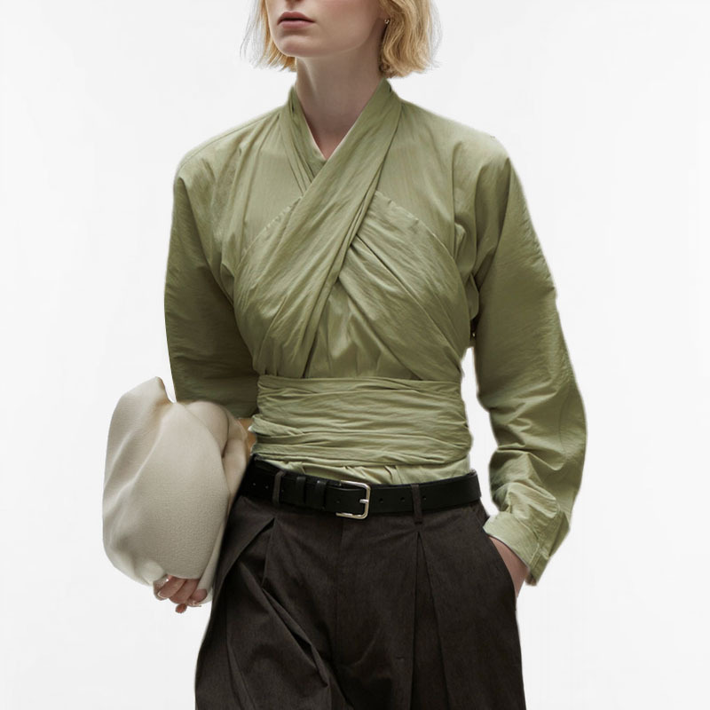 France style irregular temperament shirt for women