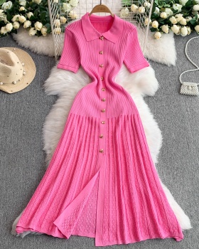 Knitted hollow long dress mermaid dress for women