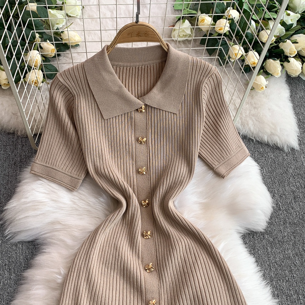 Knitted hollow long dress mermaid dress for women