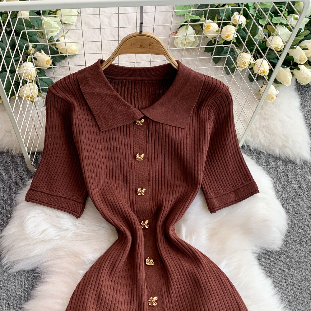 Knitted hollow long dress mermaid dress for women