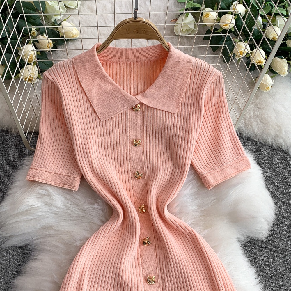 Knitted hollow long dress mermaid dress for women